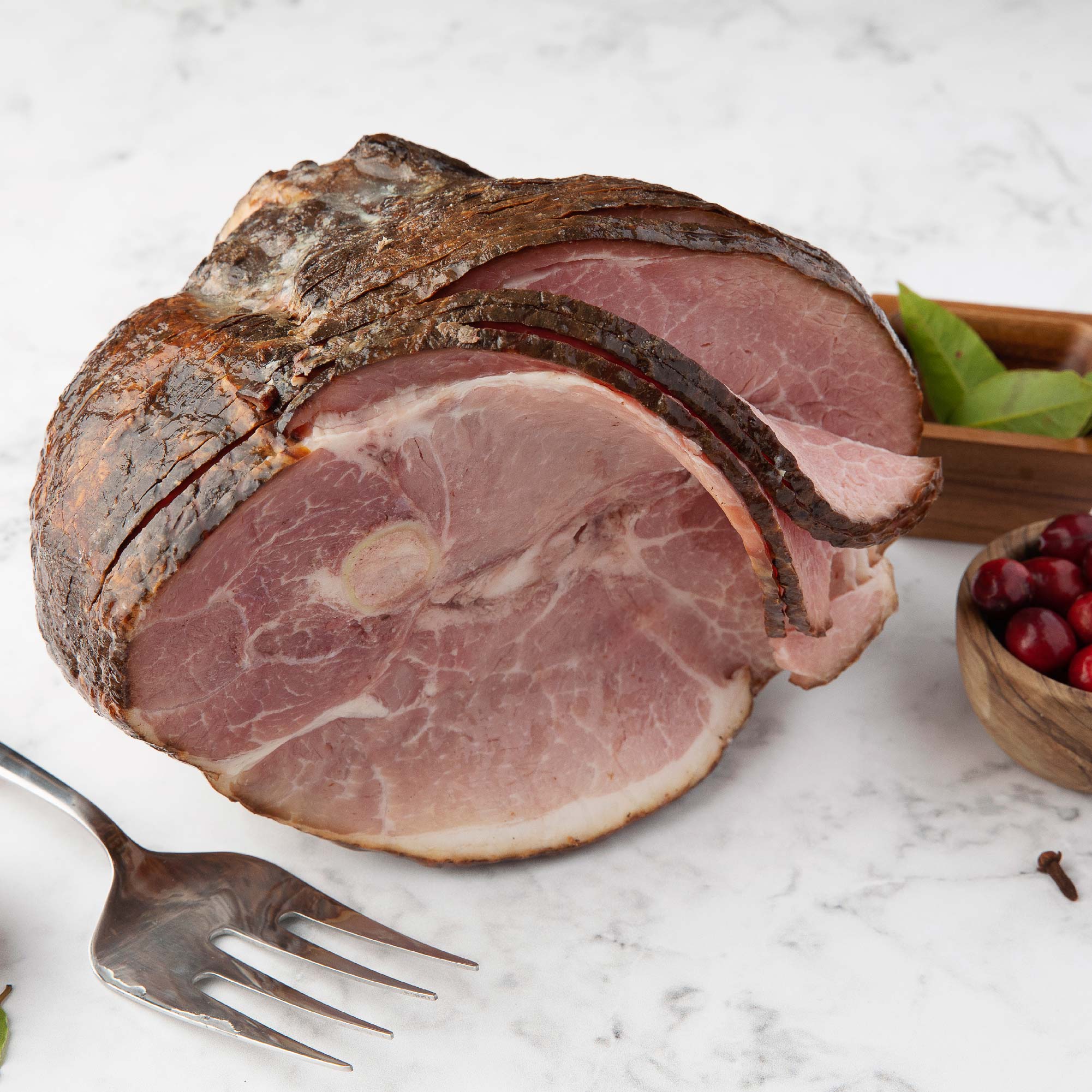 Shop Bone-In Berkshire Pork Smoked Spiral Ham | D'Artagnan
