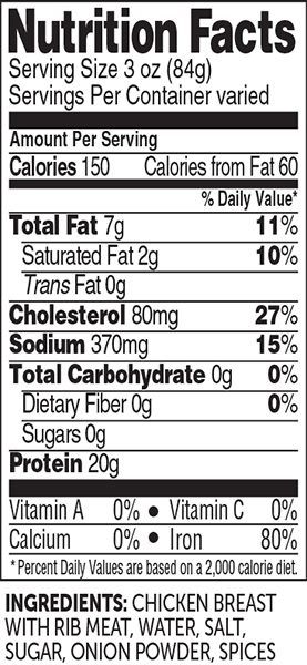 Nutritional Information