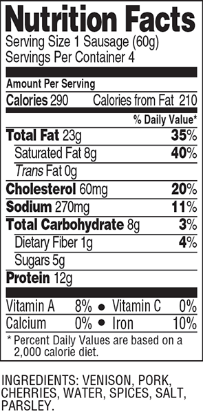 Nutritional Information