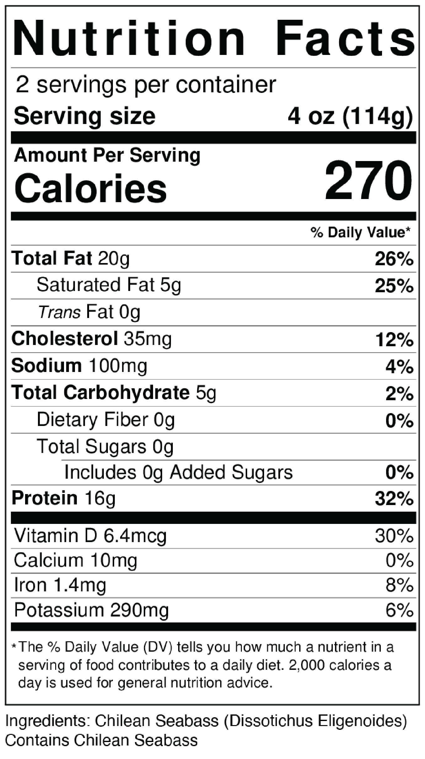 Nutritional Information