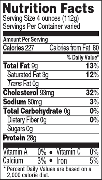 Nutritional Information