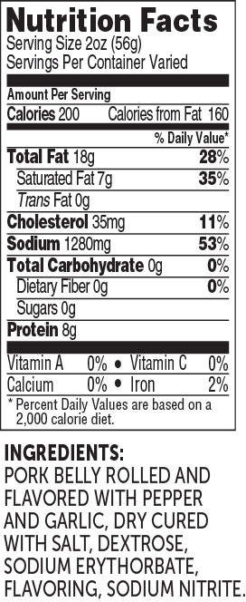 Nutritional Information