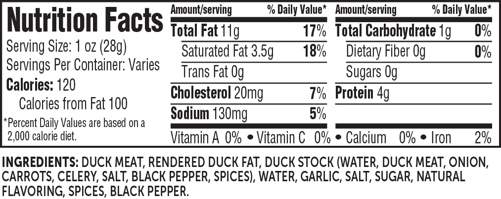 Nutritional Information