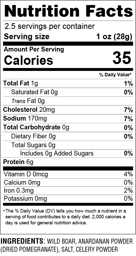 Nutritional Information