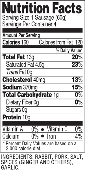 Nutritional Information