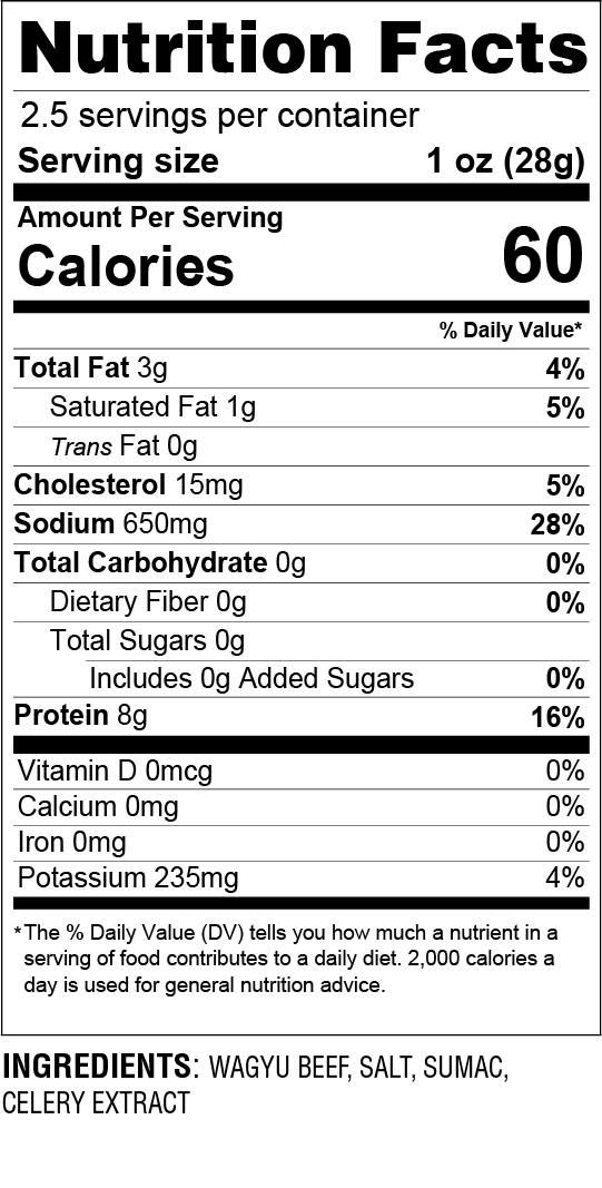 Nutritional Information