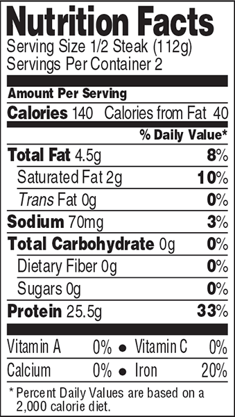 Nutritional Information