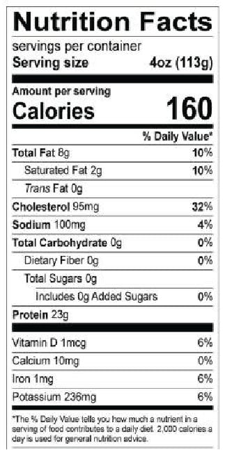 Nutritional Information