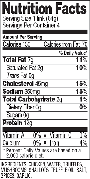 Nutritional Information