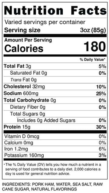 Nutritional Information