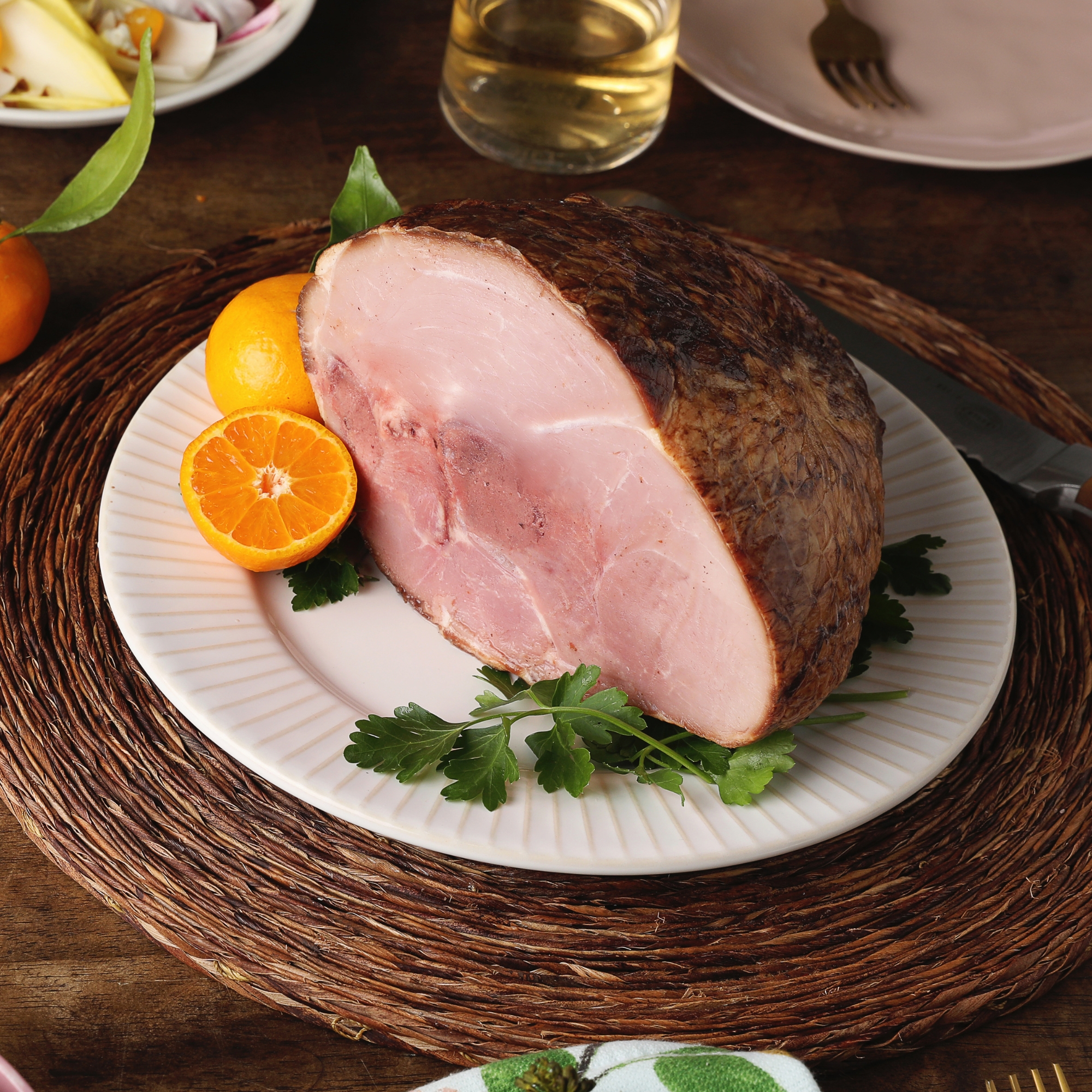 Porcelet Ham - PREORDER Pork: Fresh (Fresh 8 lbs avg. each)