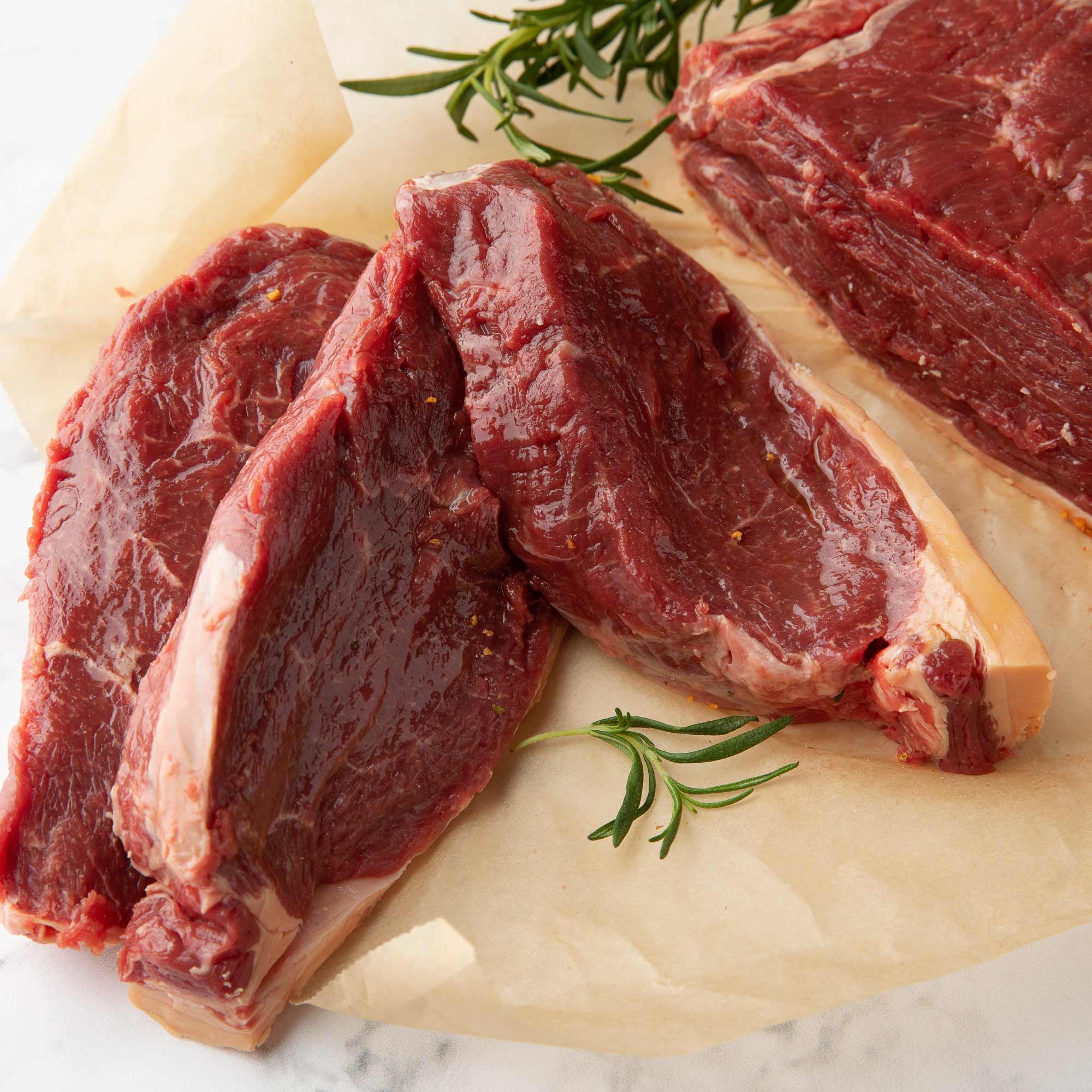 Grass-Fed Beef Striploin, Boneless: Fresh (10-13 lbs avg. each) by D'Artagnan