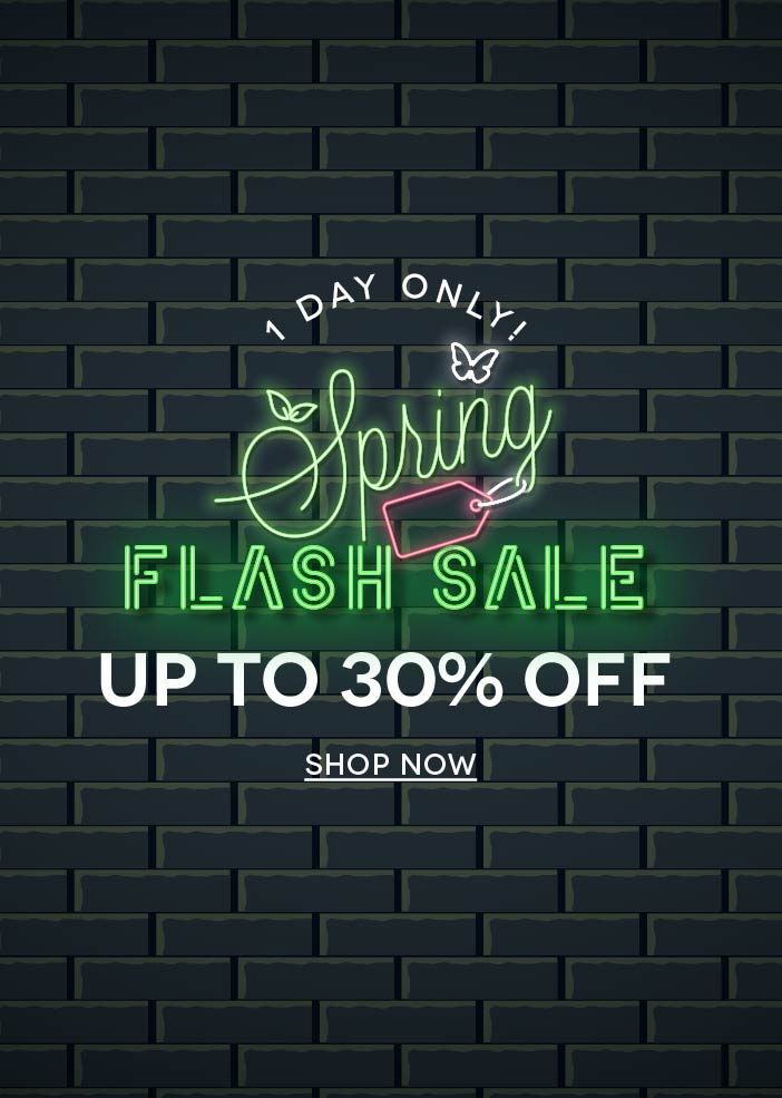 Up to 30% OFF Flash Sale